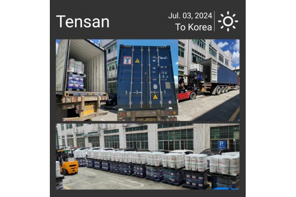 Adhesive company TENSAN successfully delivers potting glue order to Korean customers